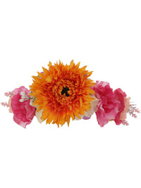 Deluxe Mid Summer Bavarian Maiden Flower Crown Dress Loud