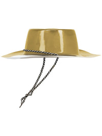 Gold Metallic Cowboy Hat Dress Loud