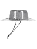 Silver Metallic Cowboy Hat Dress Loud