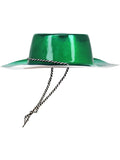 Green Metallic Cowboy Hat Dress Loud