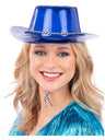 Blue Metallic Cowboy Hat