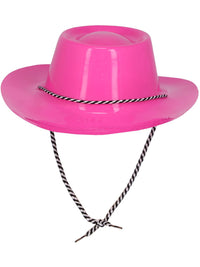 Neon Pink Cowboy Hat Dress Loud