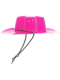 Neon Pink Cowboy Hat Dress Loud