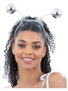 Silver Metallic Ball Bopper Headband