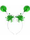 Green Metallic Ball Bopper Headband