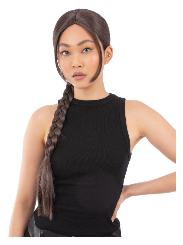 90s Video Game Vixen Plait Wig Dress Loud