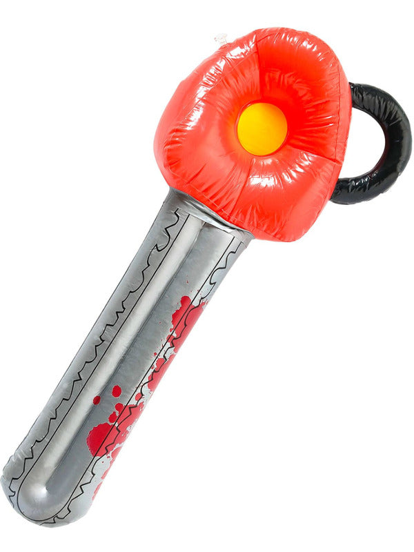 Inflatable Bloody Chainsaw, 70cm Dress Loud