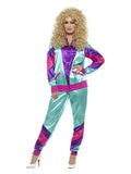 80s Height of Fashion Shell Suit Costume, Female, Dress Loud