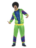 80s Height of Fashion Shell Suit Costume, Male, Gr Dress Loud