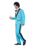 80s Prom King Costume, Blue Dress Loud