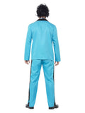 80s Prom King Costume, Blue Dress Loud