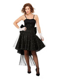 80s Rara Dress, Black Dress Loud