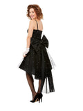 80s Rara Dress, Black Dress Loud