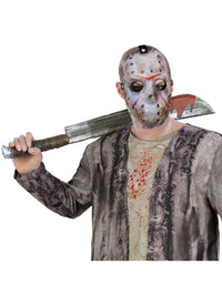 Friday The 13th, Jason Voorhees Machete & Mask Kit Dress Loud