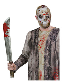 Friday The 13th, Jason Voorhees Machete & Mask Kit Dress Loud