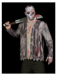 Friday The 13th, Jason Voorhees Machete & Mask Kit Dress Loud