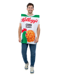 Kelloggs™ Corn Flakes™ Cereal Box Costume Dress Loud