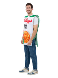 Kelloggs™ Corn Flakes™ Cereal Box Costume Dress Loud