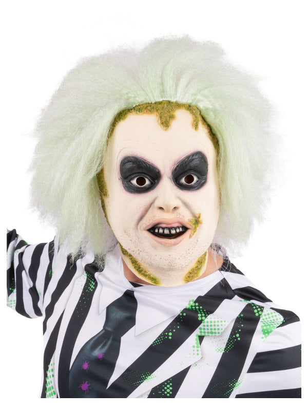 Deluxe Beetlejuice Latex Mask Dress Loud