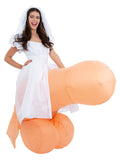 Bride On Inflatable Costume Dress Loud