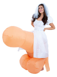 Bride On Inflatable Costume Dress Loud
