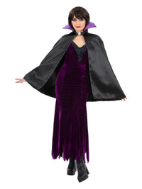 Dark Queen Cape with Collar Dress Loud