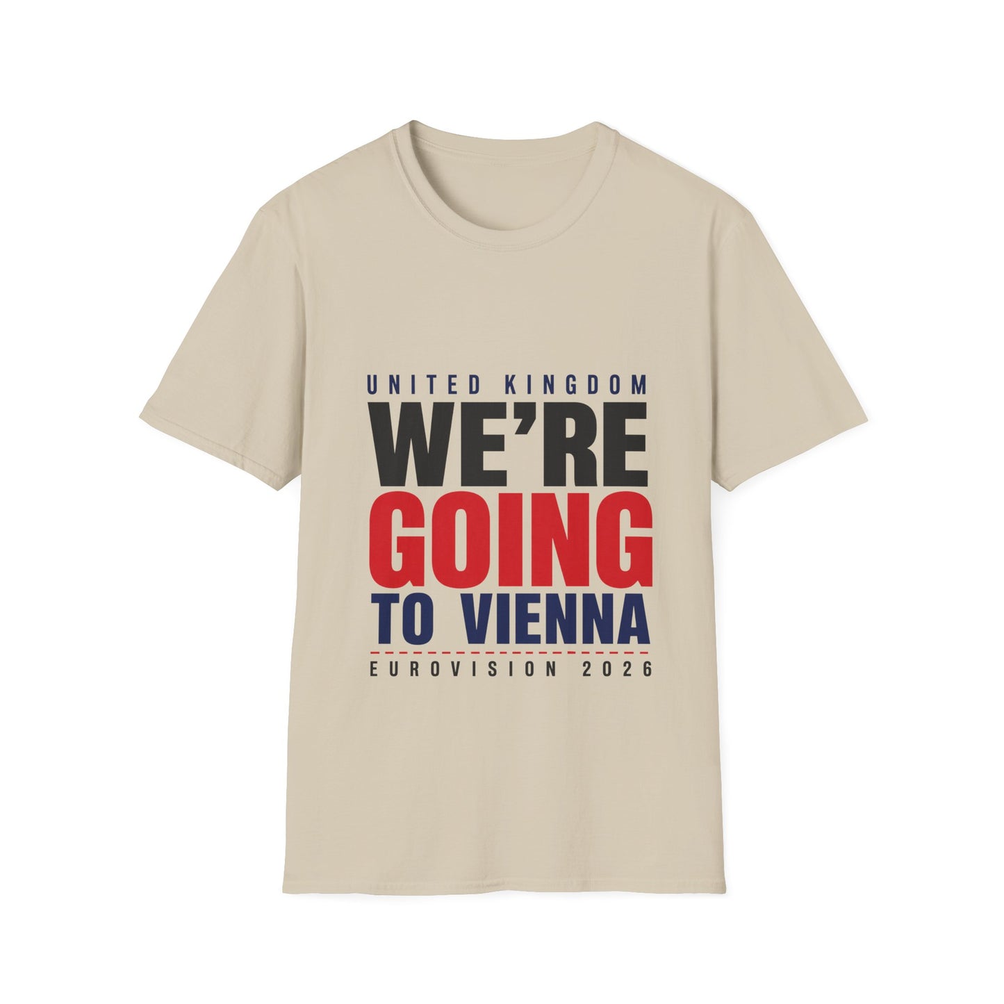 We're Going to Vienna T-Shirt — United Kingdom Eurovision 2026 Fan Tee