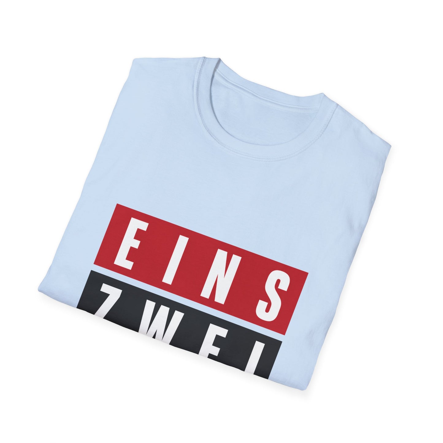 Eins Zwei Drei Graphic T-Shirt — Bold German Number Block Design