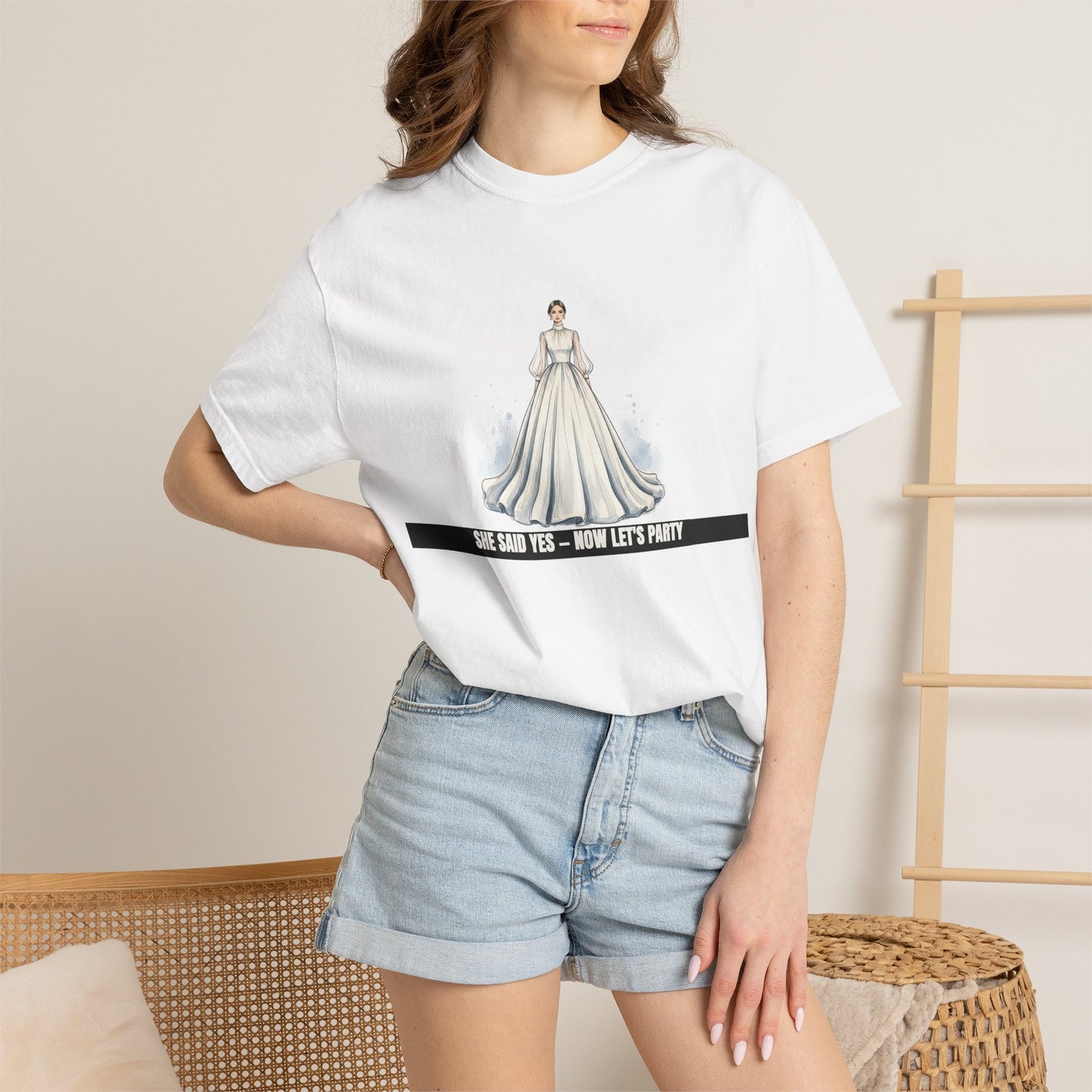 She Said Yes Now Lets Party Bachelorette Bride Squad Tee