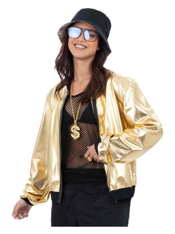 90s Gold Jacket Dress Loud