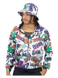 90s Hip Hop Graffiti Jacket Dress Loud