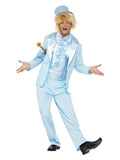 90s Stupid Tuxedo Costume, Blue Dress Loud