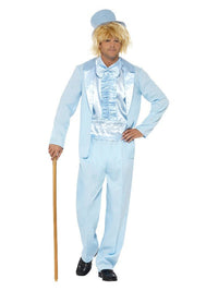 90s Stupid Tuxedo Costume, Blue Dress Loud