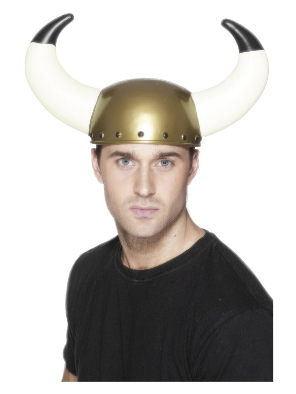 Viking Helmet, Gold Dress Loud