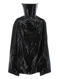 PVC Vampire Cape, Black Dress Loud