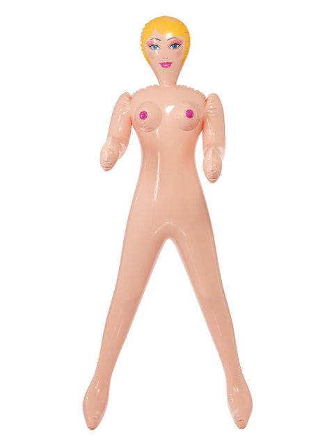Inflatable Blow-Up Doll, Female, Pink Dress Loud