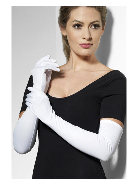 Gloves, White Dress Loud