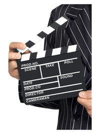 Hollywood Style Clapper Board, Black Dress Loud