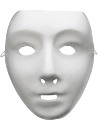 Robot Mask, White Dress Loud