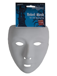 Robot Mask, White Dress Loud