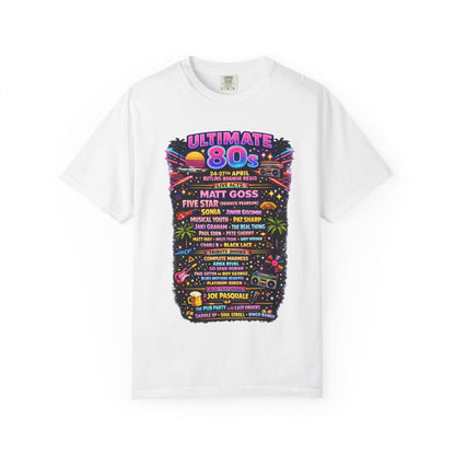 ULTIMATE 80s Bognor 24th April 2026 Lineup Statement TShirt Dress Loud
