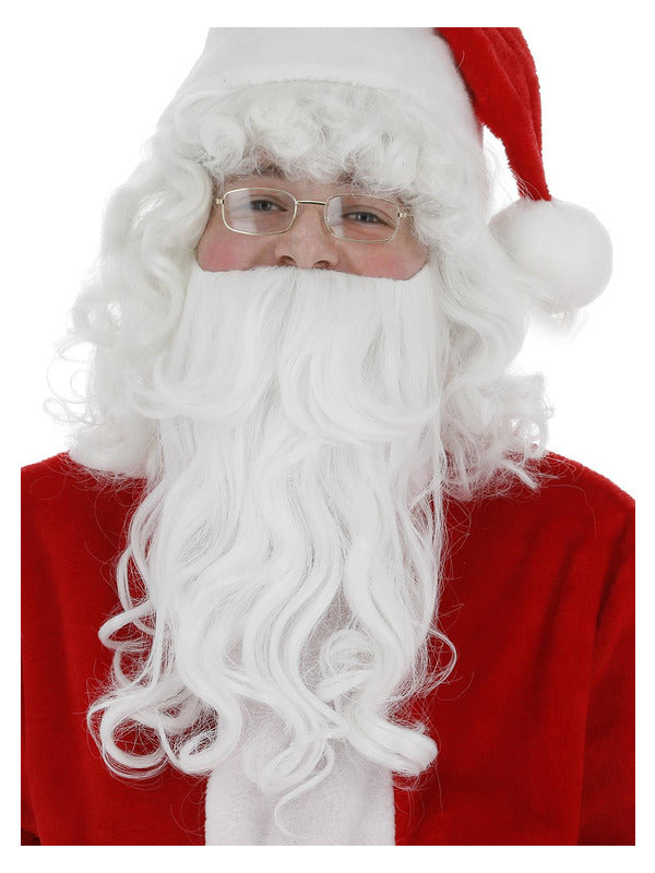 Deluxe Santa Beard, White Dress Loud