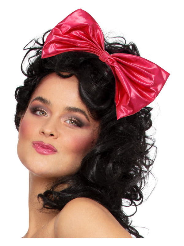 80s Metallic Pink Headband Dress Loud
