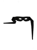 Bandit Eyemask and Tie Scarf, Black Dress Loud