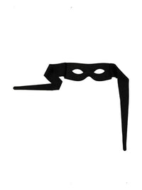 Bandit Eyemask and Tie Scarf, Black Dress Loud
