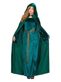 Deluxe Cloak, Emerald Green Dress Loud