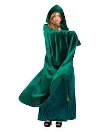 Deluxe Cloak, Emerald Green Dress Loud