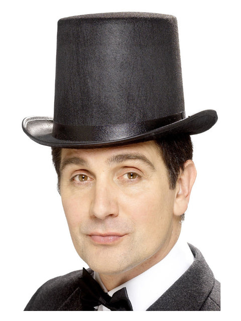 Stovepipe Topper Hat, Black Dress Loud