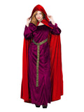 Deluxe Cloak, Garnet Red Dress Loud