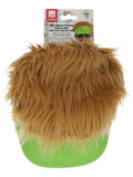 80s Neon Green Visor Hat Dress Loud